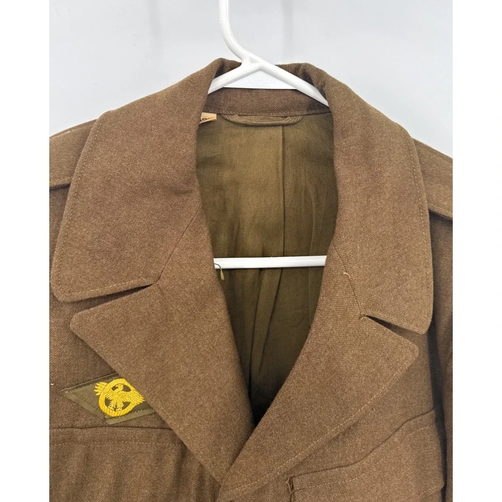 WWII‎ 3rd Grade Army Technician Western Pacific Forces Coat Jacket Brown